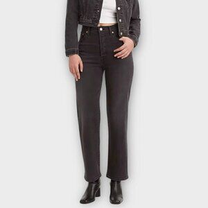 Levi's Ribcage Straight Premium Denim Jeans Feelin Cagey